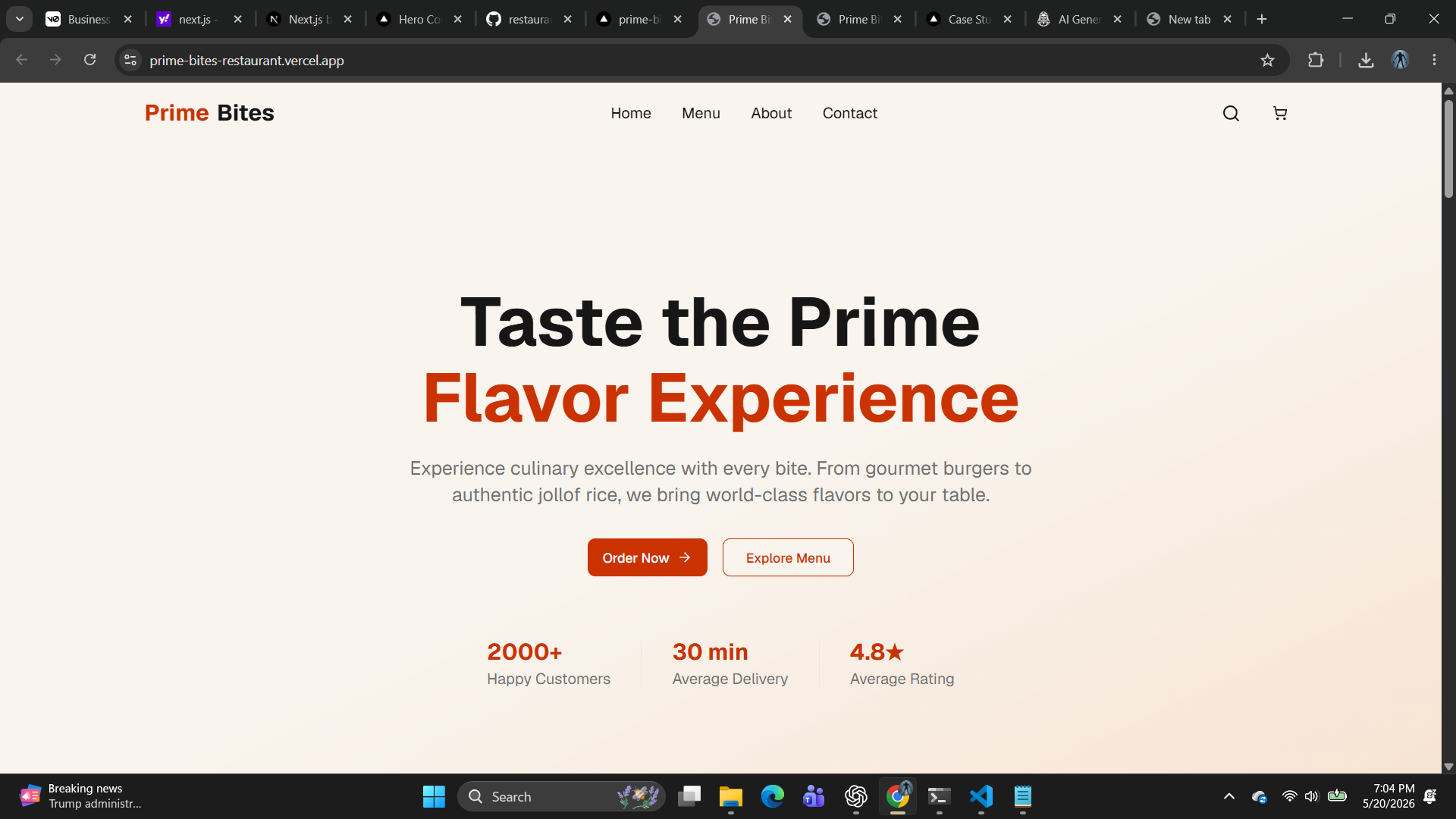 Prime Bites Restaurant