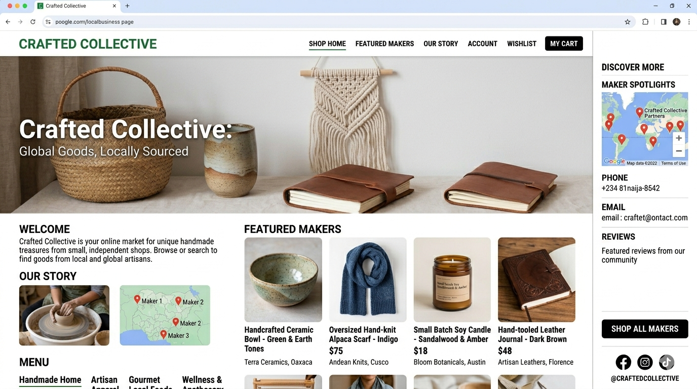 Online Store for Small Shops